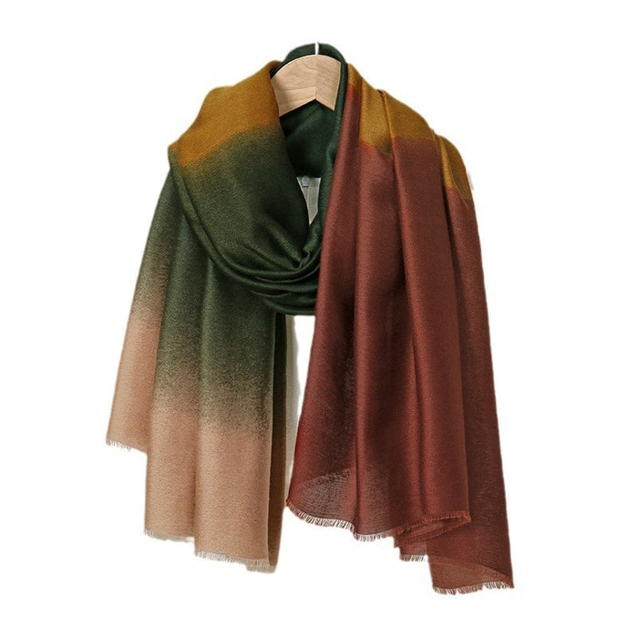 Fashion Commuter Simple Style Plain Long Scarf