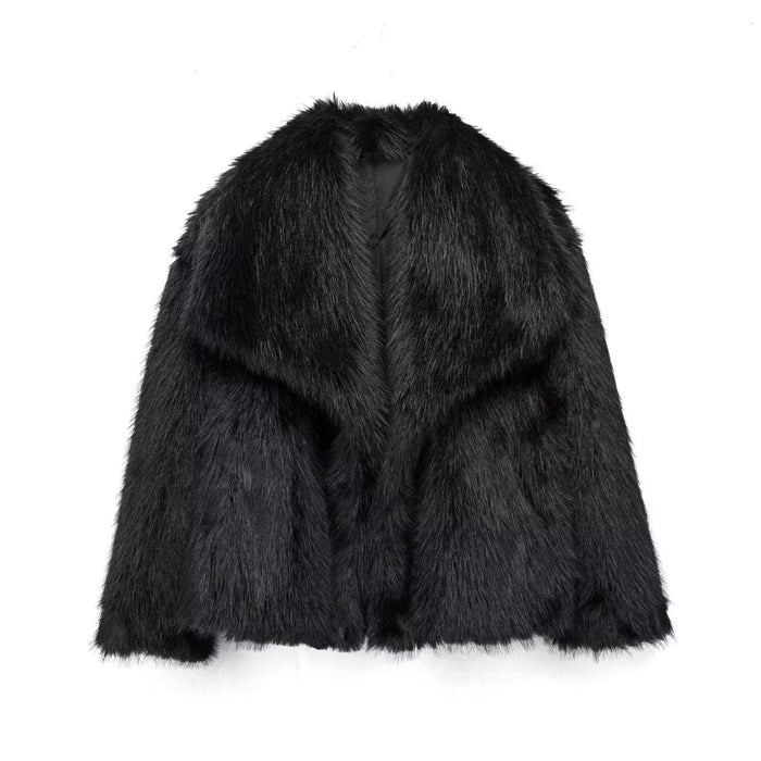 Winter Plush Coat  Warm Thicken Fluffy