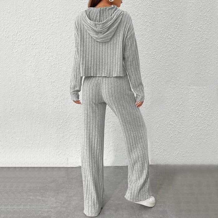 Solid Color Lazy Two-piece Set - Magellan Fashion Shop