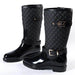 Thick Warm Women's Checked Rain Boots - Magellan Fashion Shop