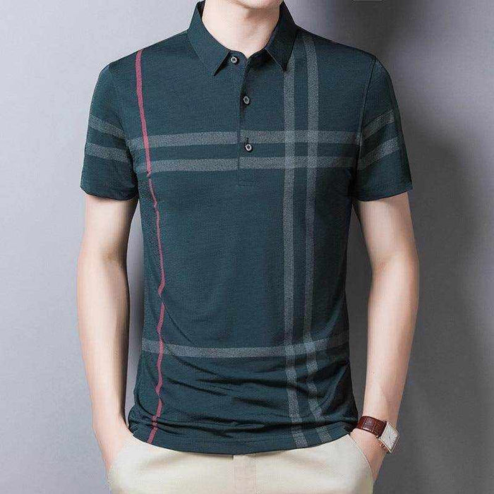 Men Summer Striped Polo Shirt - Magellan Fashion Shop