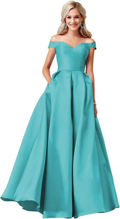 Off-the-shoulder Ball Gown Long - Magellan Fashion Shop