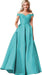 Off-the-shoulder Ball Gown Long - Magellan Fashion Shop