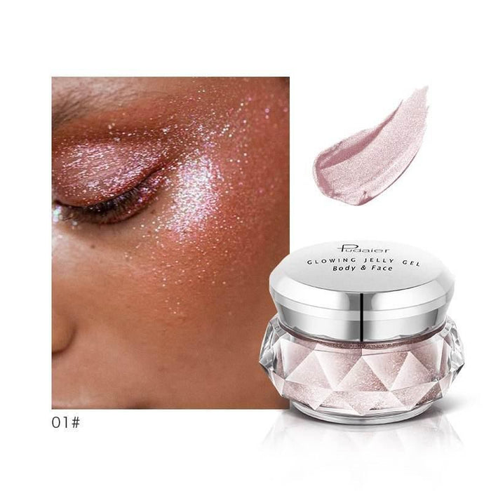 Face Highlighter Gel Eyeshadow Glow Body Glitter - Magellan Fashion Shop