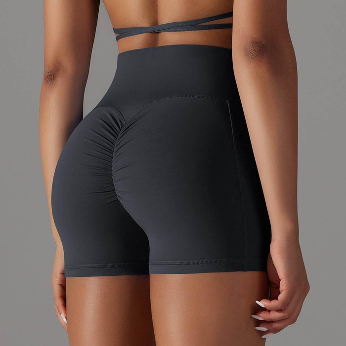 Yoga Shorts With Phone Pocket Design Fitness Sports Pants - Magellan Fashion Shop