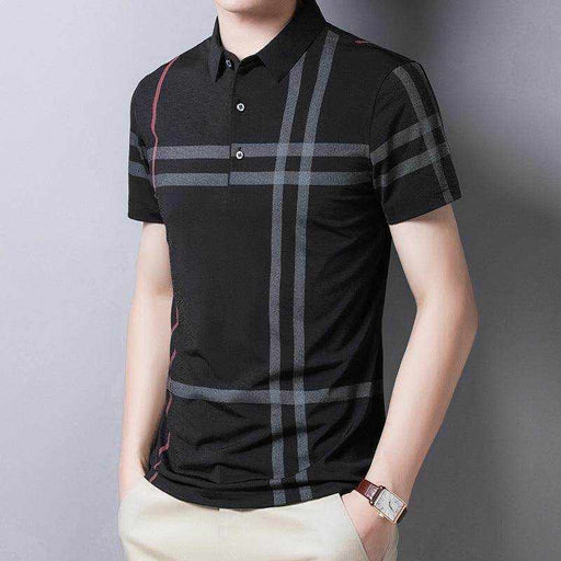 Men Summer Striped Polo Shirt - Magellan Fashion Shop