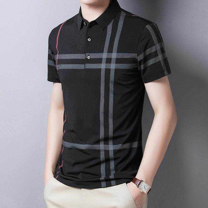 Men Summer Striped Polo Shirt - Magellan Fashion Shop