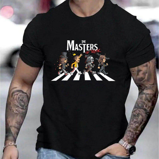 The Masters Of Rock Graphic Men's Short Sleeved T-shirt - Magellan Fashion Shop
