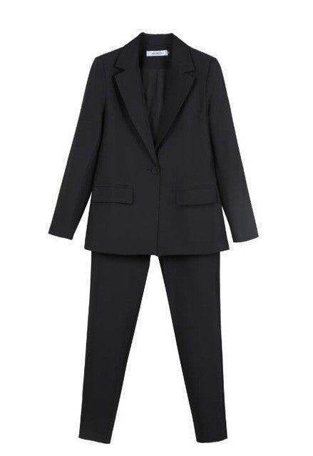 New Work Pant Suits Piece Set For Women Business Interview - Magellan Fashion Shop