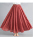 Lady Literature Plus Size Cotton And Linen Skirt - Magellan Fashion Shop