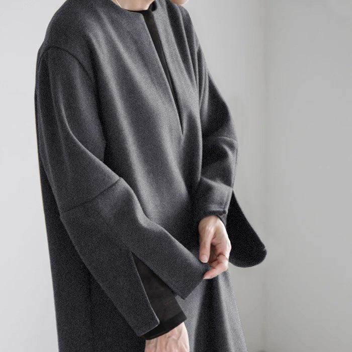 Autumn And Winter Woolen Women's Baggy Coat - Magellan Fashion Shop