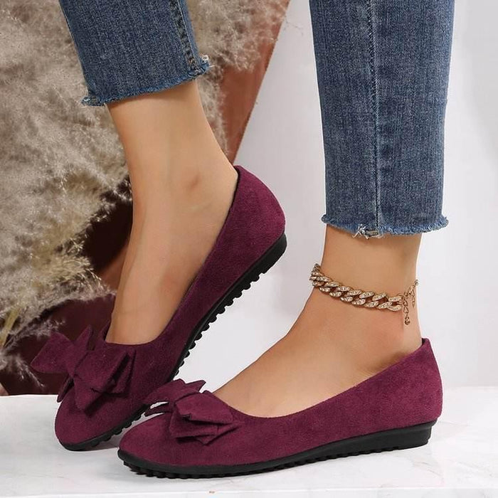 Fashion Bowknot Flats Shoes - Magellan Fashion Shop