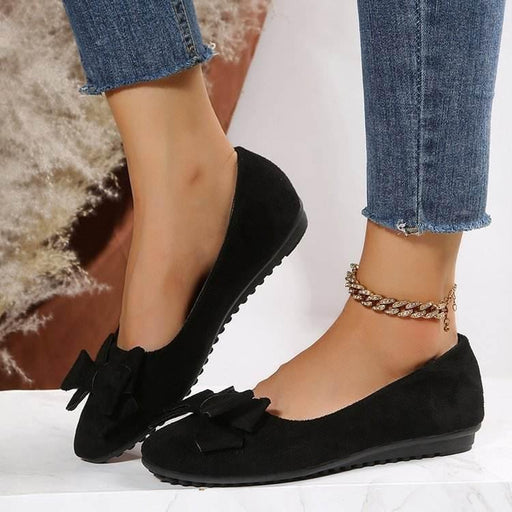 Fashion Bowknot Flats Shoes - Magellan Fashion Shop