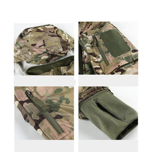 Outdoor waterproof camouflage stormsuit Plush super light warm - Magellan Fashion Shop