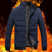 Men's Cotton Clothing Fleece-lined Cotton-padded Jacket - Magellan Fashion Shop