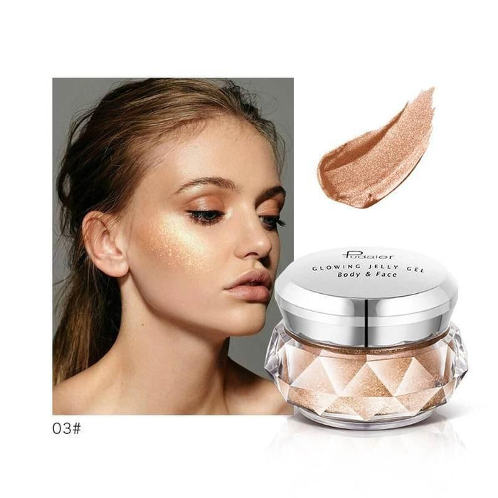 Face Highlighter Gel Eyeshadow Glow Body Glitter - Magellan Fashion Shop