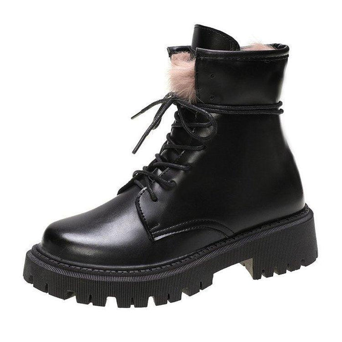 Autumn and Winter Rabbit Fur Warm Boots – Non-Slip and Cozy Footwear for Men and Women" - Magellan Fashion Shop