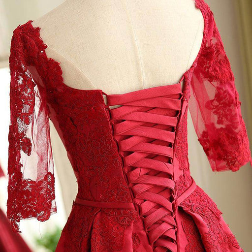 Mid-sleeve bridal wedding toast dress evening dress - Magellan Fashion Shop