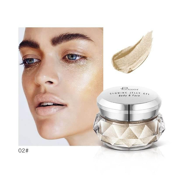Face Highlighter Gel Eyeshadow Glow Body Glitter - Magellan Fashion Shop