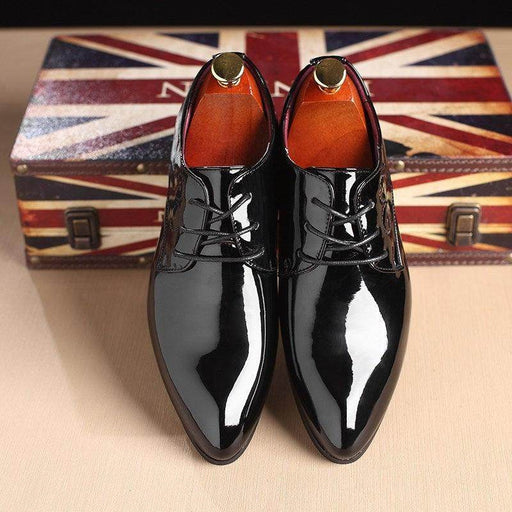 Men Leather Shoes Men Business Casual Dress Shoes - Magellan Fashion Shop