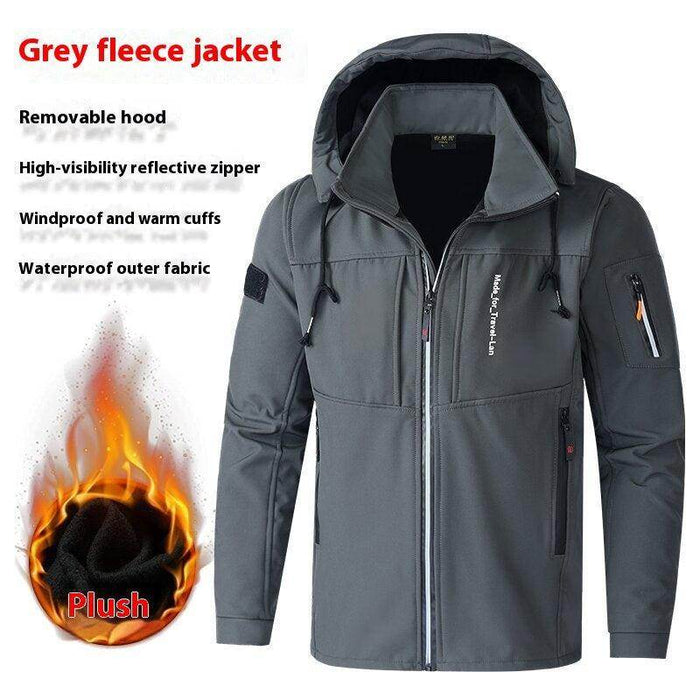 Winter Fleece-lined Work Clothes Outdoor Mountaineering Clothing Camouflage - Magellan Fashion Shop
