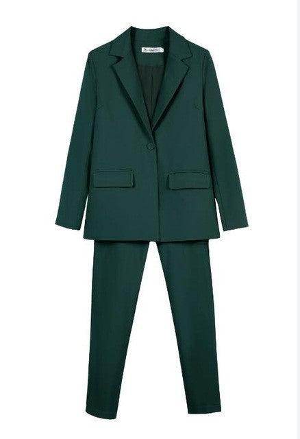 New Work Pant Suits Piece Set For Women Business Interview - Magellan Fashion Shop