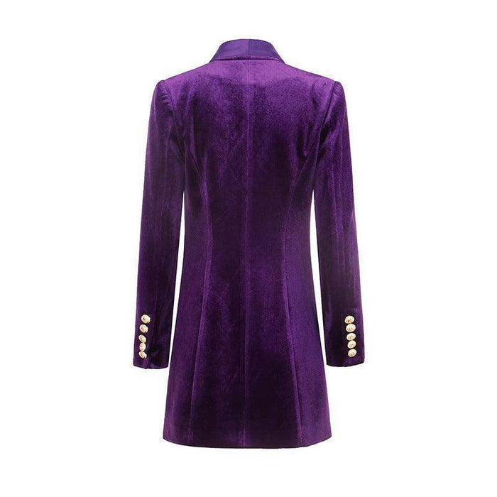 Women's Design Sense Niche Loose Velvet Dress Suit Skirt - Magellan Fashion Shop