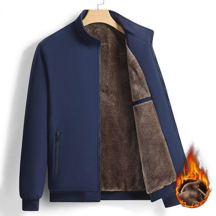 Jacket Winter Fleece-lined Thickened Men's Clothing - Magellan Fashion Shop