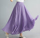 Lady Literature Plus Size Cotton And Linen Skirt - Magellan Fashion Shop