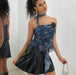 Three-dimensional Flower Tube Top Ruffled Vest - Magellan Fashion Shop