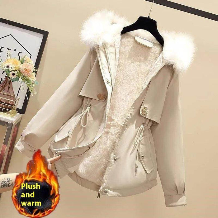 Women's Sweater Down Cotton Jacket Casual Pants Set - Magellan Fashion Shop