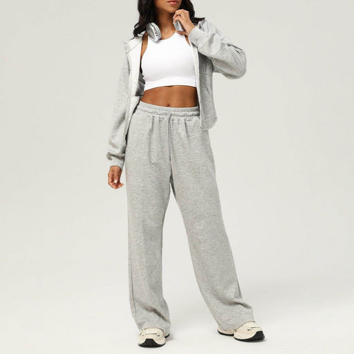 Leisure Sweatpants Loose Hooded Coat - Magellan Fashion Shop