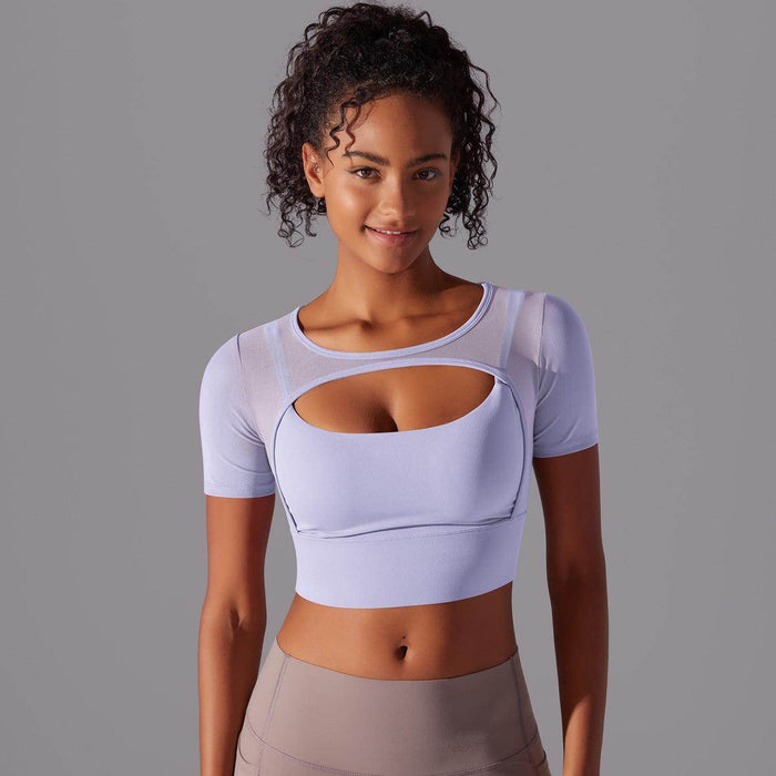 Fitness Double Layer Yoga Clothing Top Women - Magellan Fashion Shop