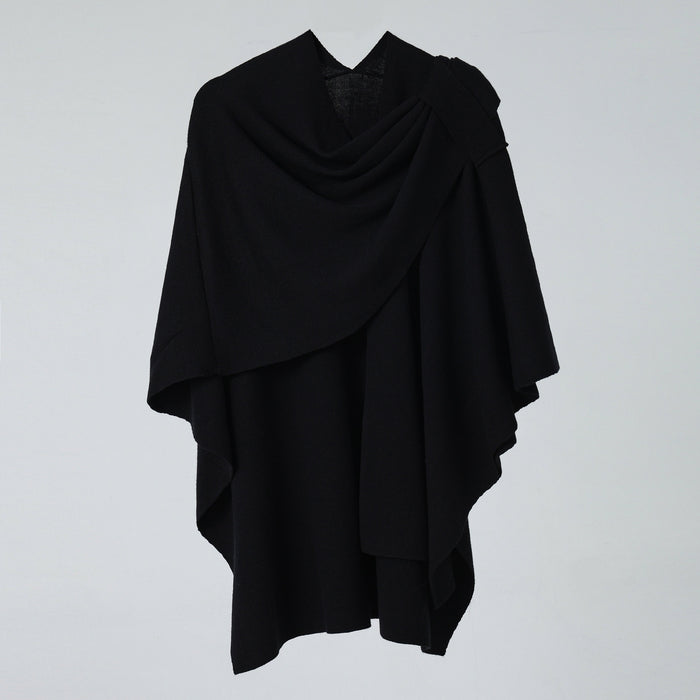 Solid Color Simple Side Strap Shawl Knitted Shoulder Strap