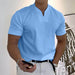Summer Short Sleeve Shirt Men Fitness Plus Size Sports T-Shirt Elastic Cotton Pocket - Magellan Fashion Shop