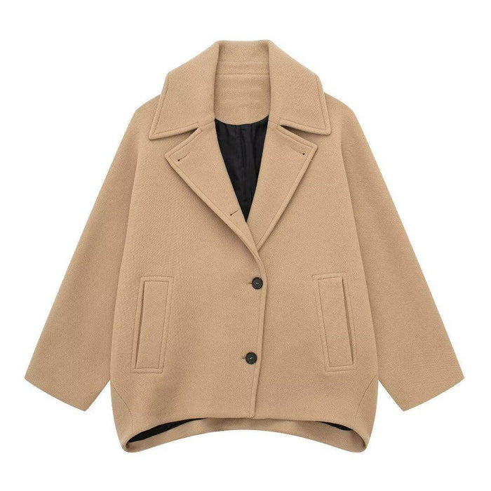 Autumn New Wool Blended Short Coat - Magellan Fashion Shop