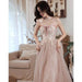 Elegant Tube Lace Sequined Ball Gown Pageantry Gown Prom gown - Magellan Fashion Shop
