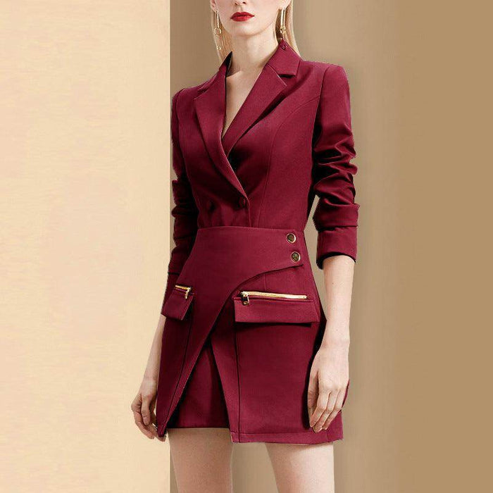 Temperament Royal Sister Fan Small Man Matching Suit - Magellan Fashion Shop