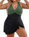 Plus Size Fat Woman Skirt One-piece Swimsuit - Magellan Fashion Shop
