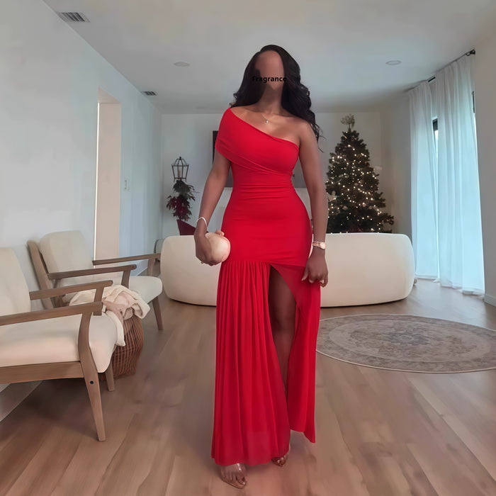 Women's Fashion  Slim Fit Split Long Dress