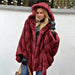 Women's hooded mink velvet coat - Magellan Fashion Shop