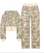Women's Camouflage Cardigan Long Sleeve Pants Suit - Magellan Fashion Shop