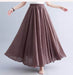 Lady Literature Plus Size Cotton And Linen Skirt - Magellan Fashion Shop