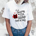Rock Santa Claus Print Spoof European And American T-shirt - Magellan Fashion Shop