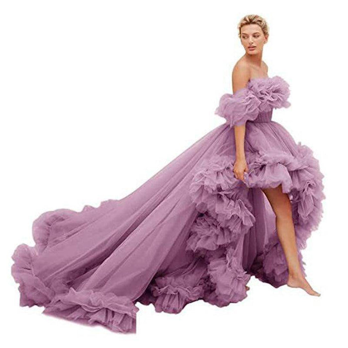 Tube Top Short Front And Long Back Dress - Magellan Fashion Shop