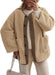 Women's Warm Winter Collarless Jacket - Magellan Fashion Shop