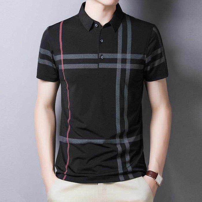 Men Summer Striped Polo Shirt - Magellan Fashion Shop