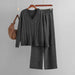 Fashionable Wide Leg Pants Sweater Women's Suit - Magellan Fashion Shop