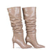 Pleated mid boot - Magellan Fashion Shop