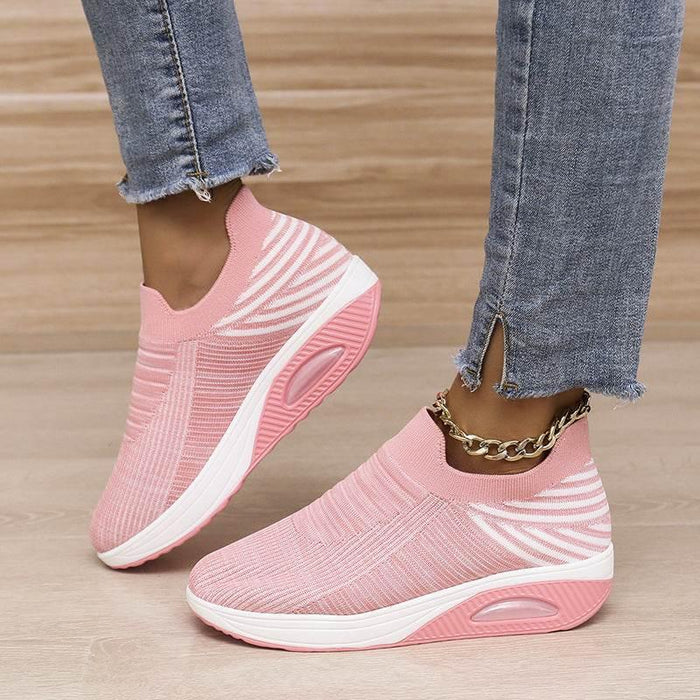 Stripe Shoes Air Cushion Shoes Breathable - Magellan Fashion Shop